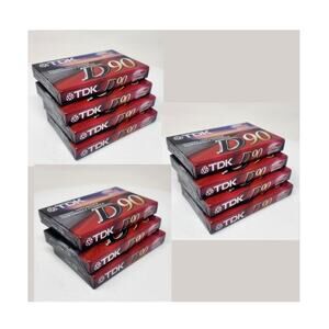 11 TDK D90 Blank Cassette Tapes Superior Normal Bias Type I/ IEC I New Old Stock